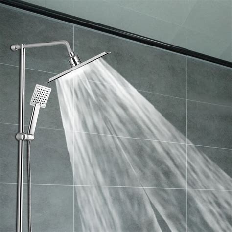 12inch Rainfall Shower Head Stainless Steel Ultra thin Showerheads Rain ...