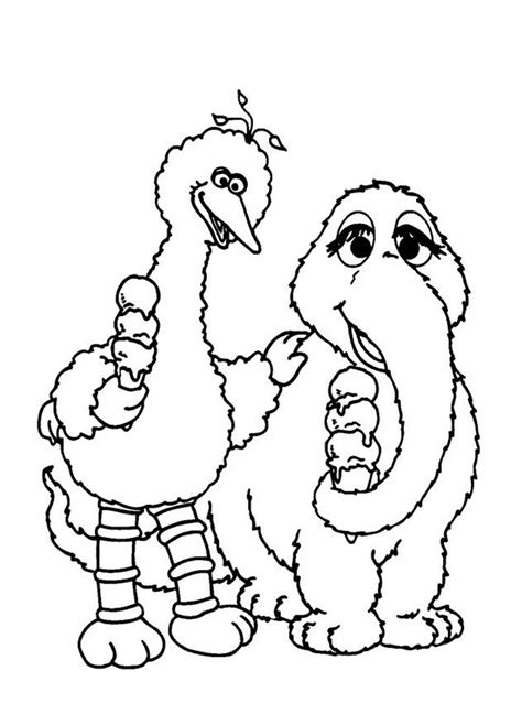 Sesame Street image to download and color - Sesame Street Coloring ...