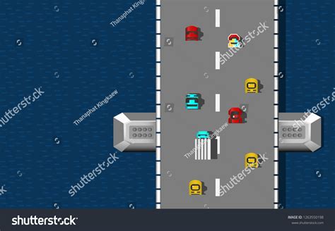 Racing Game 8 Bit Old Video Stock Vector (Royalty Free) 1263550198 ...