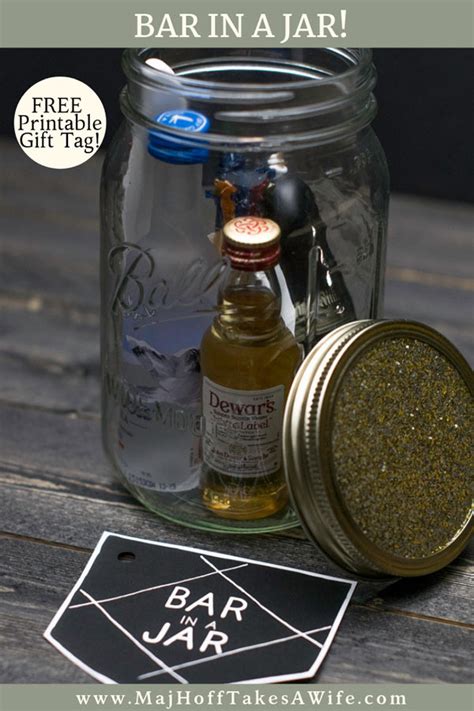 Bar in a Jar Gift Idea - Major Hoff Takes A Wife