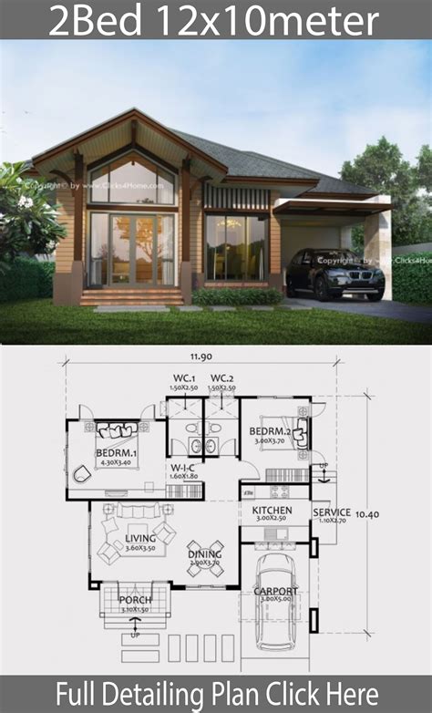 3D 4 Bedroom Design House Plan - 3 Bed Room House Design With 3d Plan ...