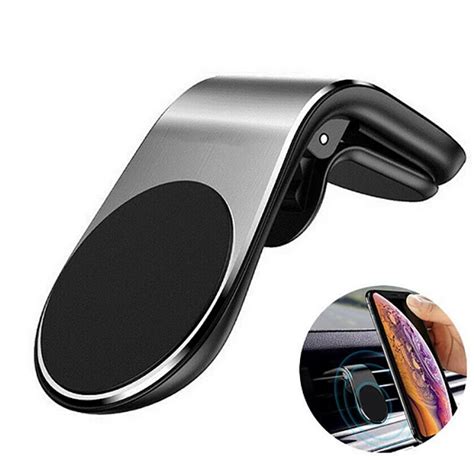 Metal Magnetic Car Phone Holder Mini Air Vent Clip Mount Magnet Mobile ...