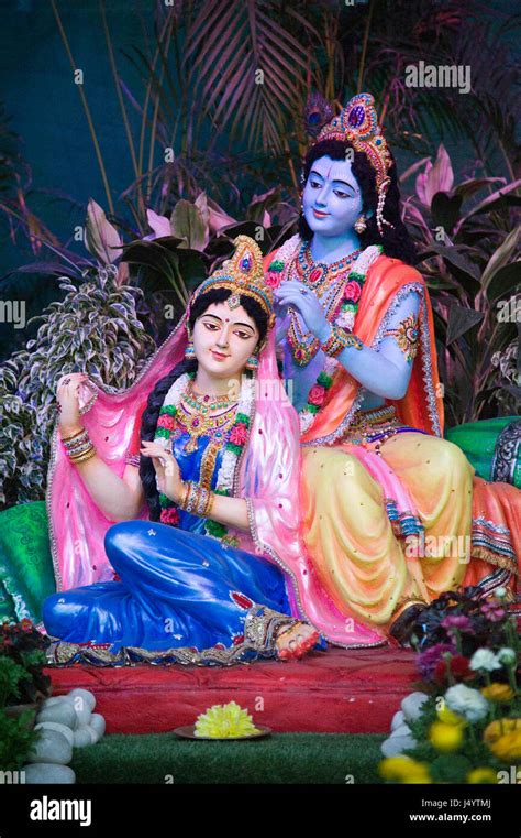 Radha krishna, prem mandir, mathura, uttar pradesh, india, asia Stock ...