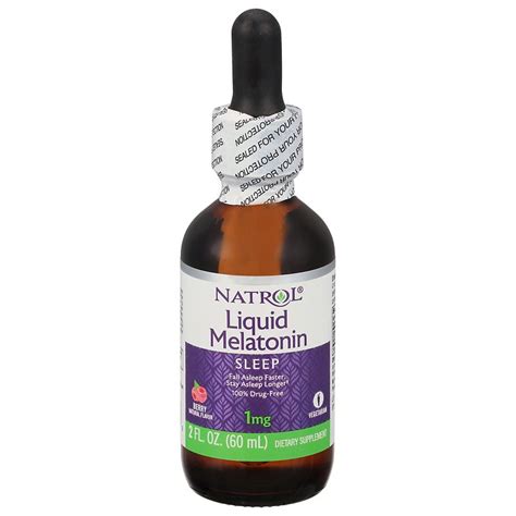 Natrol Liquid Melatonin 1mg - Shop Medicines & Treatments at H-E-B