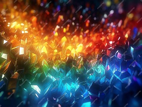 Premium AI Image | A colorful background with a rainbow colored ...