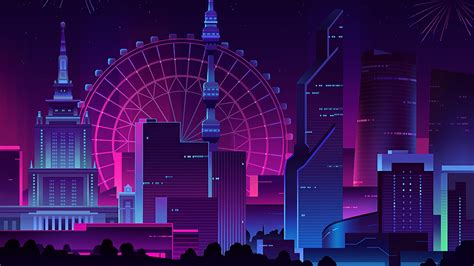 Neon City Aesthetic Wallpapers on WallpaperDog