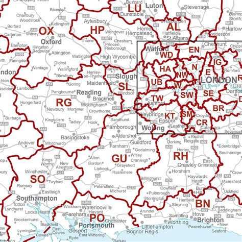 Map Of UK Postcodes | UK Map with Postcode Areas – Map Logic