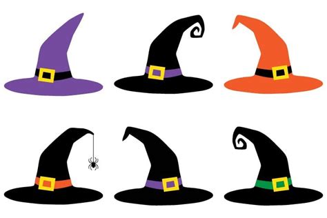 Witch Hat Cut Files + Clip Art - Hey, Let's Make Stuff