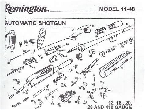 All Available REMINGTON ARMS COMPANY SHOTGUN REPAIR PARTS;Bob's Gun ...