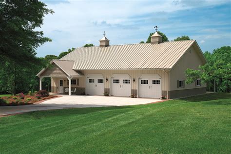 Metal Garage Buildings | Detached Steel Structure Garages