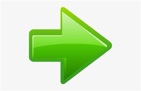 Green Arrow - Green Right Arrow Icon Transparent PNG - 500x500 - Free ...