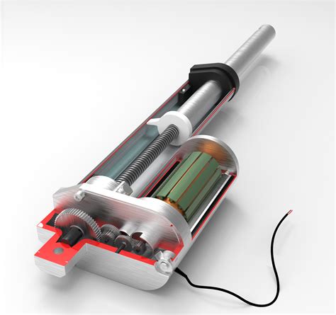 Inner Workings of a Linear Actuator | Linear actuator, Mechanical ...