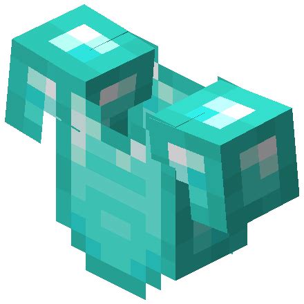 Minecraft Papercraft Diamond Chestplate