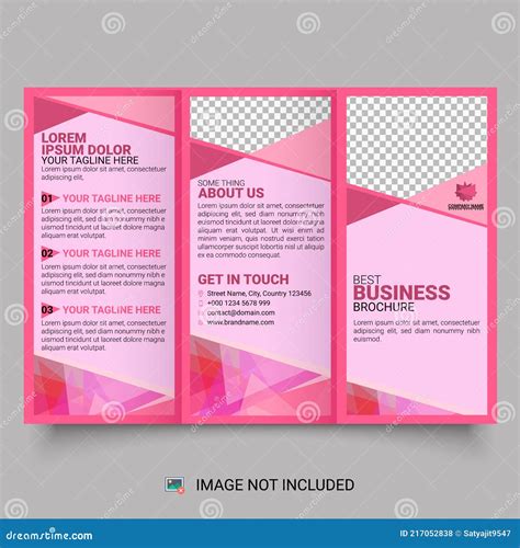 Best Business Brochure Templates. Free Brochure Templates. Stock Vector ...