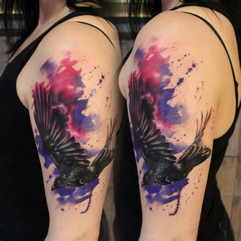 100 Inspirational Raven & Crow Tattoo Ideas - Ultimate Guide