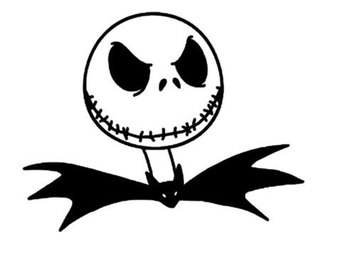 Jack Skellington Tie Template