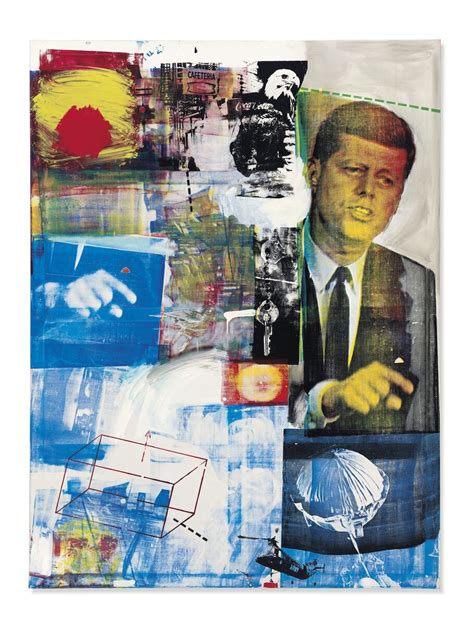 Christie’s Will Auction Robert Rauschenberg Painting of JFK for ...