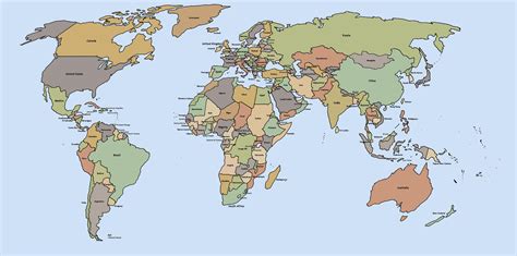 World Map Image Pdf - Wayne Baisey