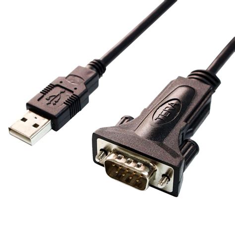 Tera Grand USB 2.0 to RS232 Serial DB9 6 ft. Adapter Cable with FTDI ...