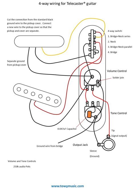 Fender Telecaster 4 Way Switch Wiring Diagram