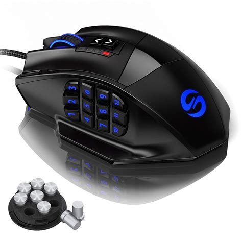 UtechSmart Venus Gaming Mouse RGB Wired, 16400 DPI High Precision Laser ...