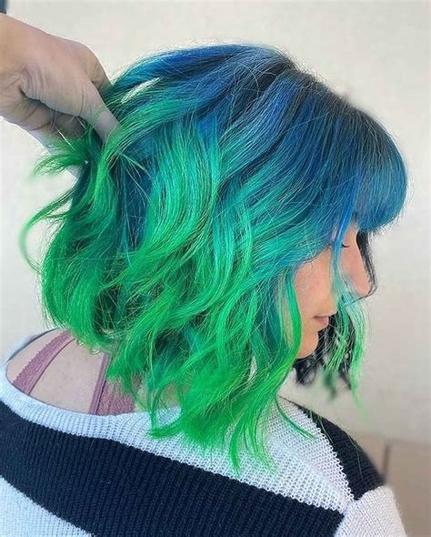 Light to Dark Green Hair Colors - 28 Ideas to See (Photos)