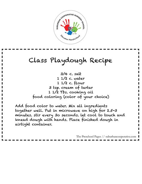 Developing fine motor skills: our classroom playdough recipe — Suburban ...