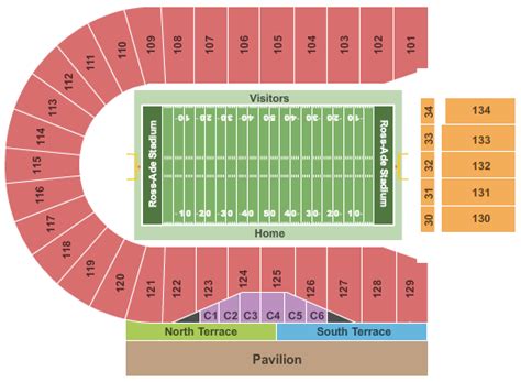 Purdue University Ross Ade Stadium Seating Chart | Elcho Table