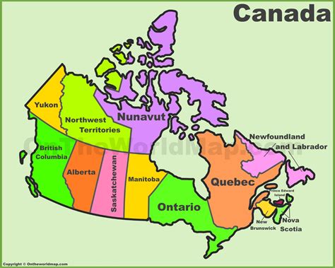 Provinces Of Canada Map | Rtlbreakfastclub