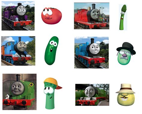 Thomas VeggieTales Parody Cast P1 (My Version) by TheGothEngine on ...