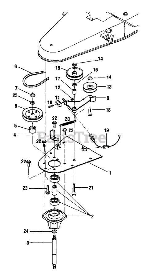 Cub Cadet 100 Parts Diagram