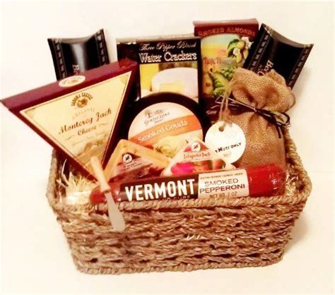 Gourmet Cheese Gift Basket with Nuts, Pepperoni & Sausage by Goldspan ...