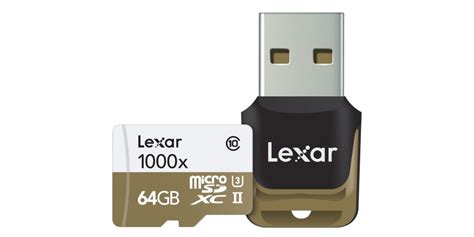 Attention content creators! Grap a Lexar 64GB microSDXC card + USB 3.0 ...