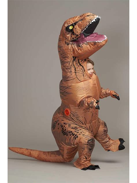 Jurassic Park T. Rex Dinosaur Inflatable Costume for Kids - Chasing ...