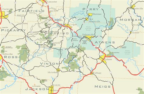 Hocking Hills State Park Map Printable