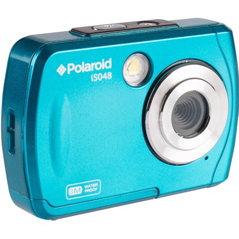 Polaroid iS048 Digital Camera (Teal) IS048-TEAL-WM B&H Photo