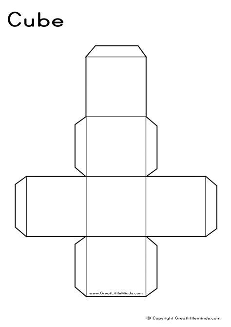 Printable Net Of A Cube