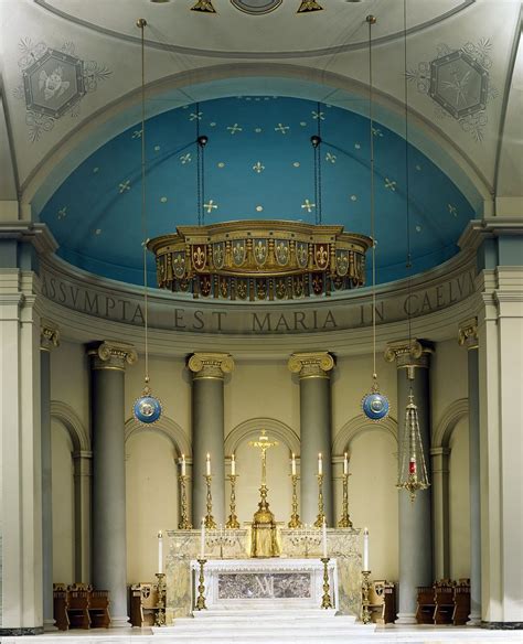 Interior of the Baltimore Basilica, Baltimore, Maryland | Basilica ...