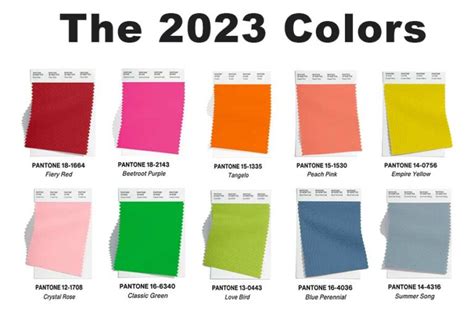 Introducing the Pantone Palette 2023 | Home Design Inspiration