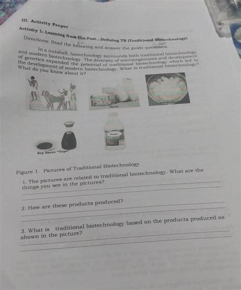 III. Activity Proper Activity 1: Learning from the Past...Defining TB ...