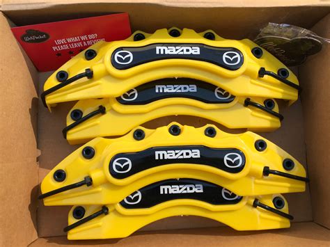 4pc Mazda Brake Caliper Covers Yellow / Car Accessories – GoodiesPocket