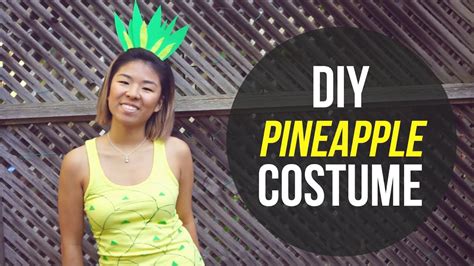 DIY Pineapple Halloween Costume - YouTube