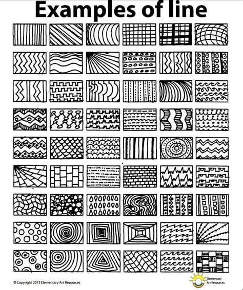 Line Patterns In Art