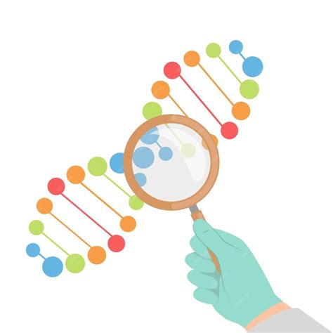 Premium Vector | Detailed view of the dna helix.