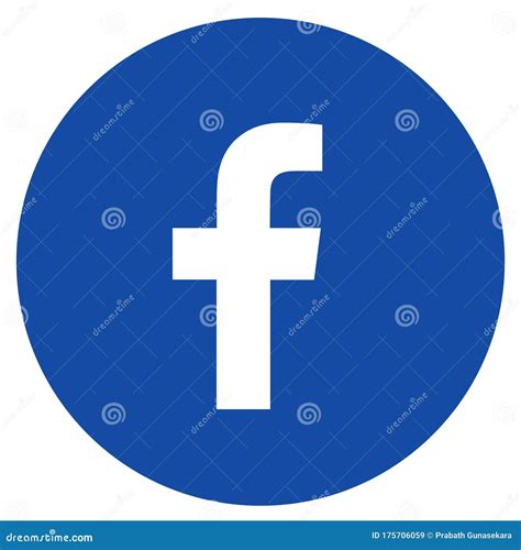 Colored Facebook Logo Icon Cartoon Vector | CartoonDealer.com #175771699