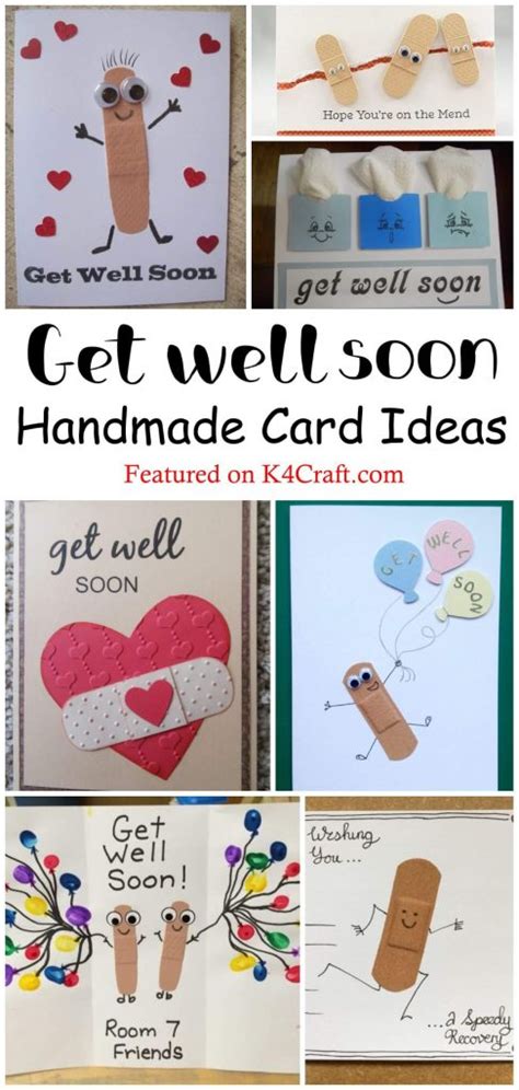 Beautiful DIY "Get Well Soon" Card Ideas - K4 Craft