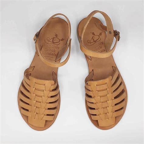 VATHI closed toe sandals for women | Pagonis Greek Sandals