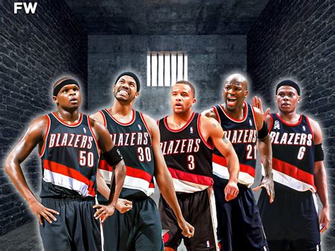 The Jail Blazers And Their Troublesome Players - Fadeaway World