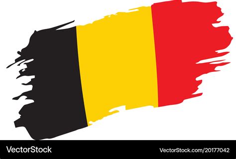 Flag of belgium Royalty Free Vector Image - VectorStock