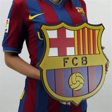 FC Barcelona 3D Acrylic Crest Shield Free Shipping U.S.A